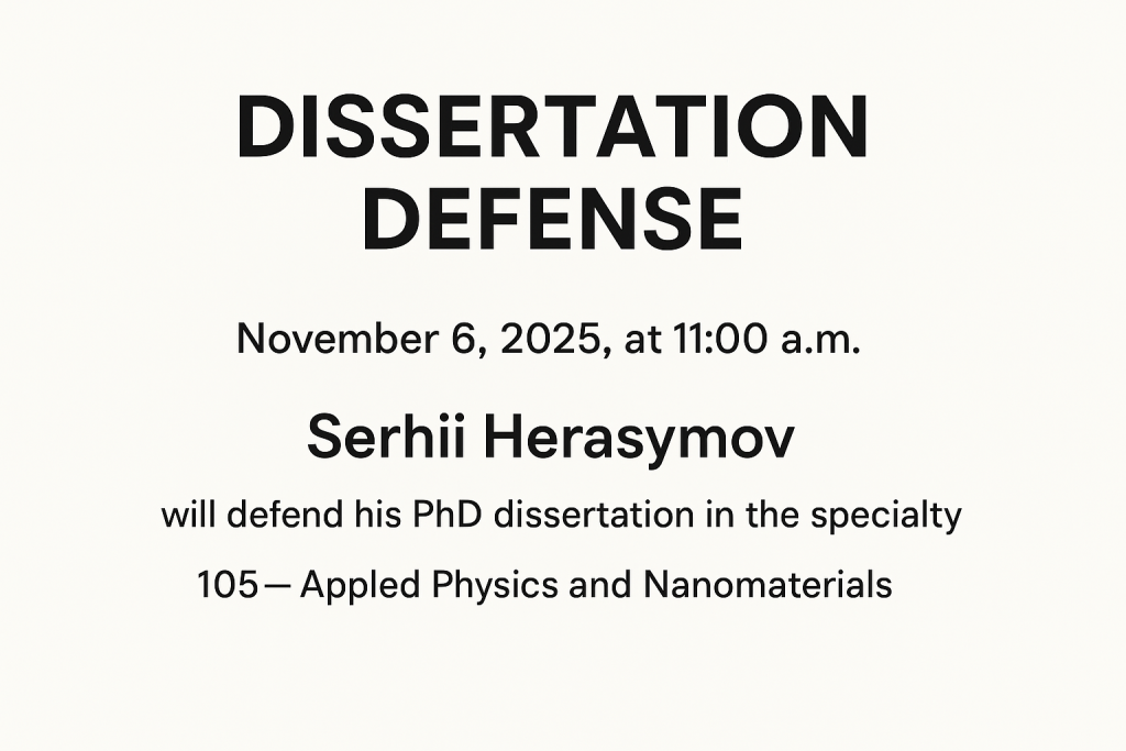PhD Dissertation Defense