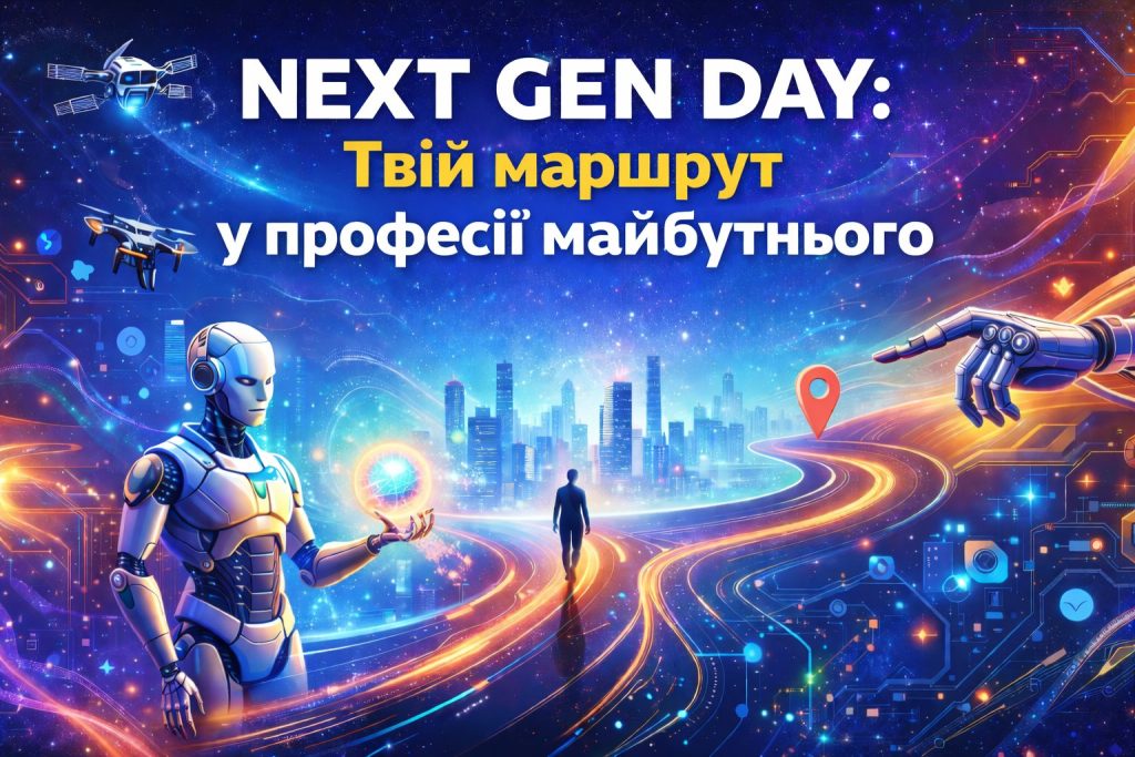 Захід «NEXT GEN DAY: твій маршрут у професії майбутнього»